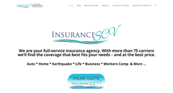 Desktop Screenshot of insurancescv.com